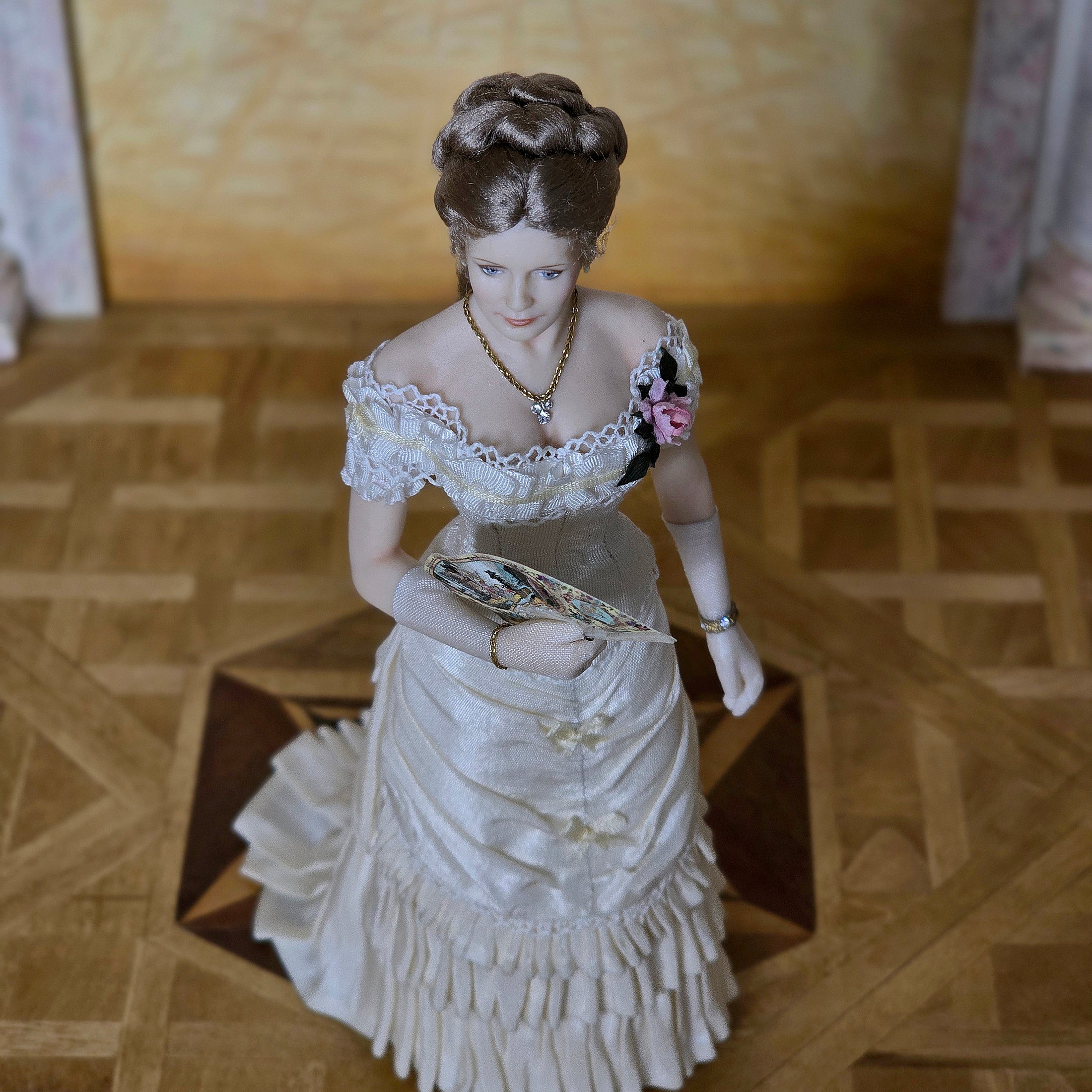 Carabosse Dolls Maria Jose Santos “Lena” OOAK Victorian Porcelain Lady Doll