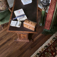 Load image into Gallery viewer, John Davenport Miniature Inlay Wood Lidded Letter Box RARE 1993

