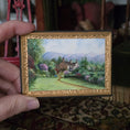 Load image into Gallery viewer, Melissa Wolcott Miniature Oil Painting Mt Rydal Wordsworth Home
