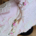 Load image into Gallery viewer, Lady Valentine Rococo Porcelain Doll with Pink Silk Panniers by Dana Burton
