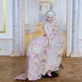 Load image into Gallery viewer, Lady Valentine Rococo Porcelain Doll with Pink Silk Panniers by Dana Burton
