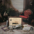 Load image into Gallery viewer, Miniature Titanic Ephemera Memorial Vignette Artisan OOAK Paper Display
