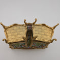 Load image into Gallery viewer, John J. Hodgson Gold-Leafed Peacock Upholstered Settee & Armchairs 3-Piece Living Room Set
