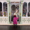 Load image into Gallery viewer, Catherine Muniere French Clay Little Girl with Spring Raincoat OOAK Doll
