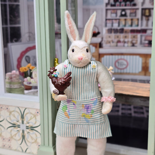 Miniature Easter Springtime Chocolate Hen Confectionery Figure