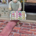 Load image into Gallery viewer, Paris Miniatures Decorated Easter Sugar Cookies on Baking Cookie Sheet
