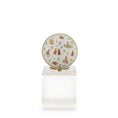 Load image into Gallery viewer, OOAK Vintage Easter Bunny Porcelain Plate on Gold Tone Stand
