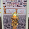 Load image into Gallery viewer, Jacqueline Dunn Scottish Figural Daffodil Teapot Miniature Spring Tea Scene
