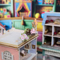 Load image into Gallery viewer, Jacqueline Dunn OOAK Spring Easter Bunny Sculpted Clay Wall Shelf UK
