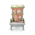 Load image into Gallery viewer, Hemy Eppich Grand Pink & White 1:144 Scale Dollhouse on Painted Table Nursery Display

