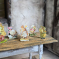 Load image into Gallery viewer, Miniature Antique & Vintage Easter Card Cutouts with Wood Stands (Set of Eight)
