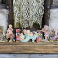 Load image into Gallery viewer, Set of Ten Miniature Vintage and Antique Style Easter Card Cutouts
