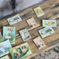 Load image into Gallery viewer, Set of Twenty-One Miniature Victorian Easter Greeting Cards
