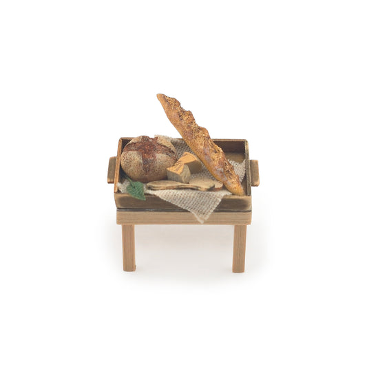 Tomo Tanaka Nunu’s House Bread and Cheese Display Table Miniature