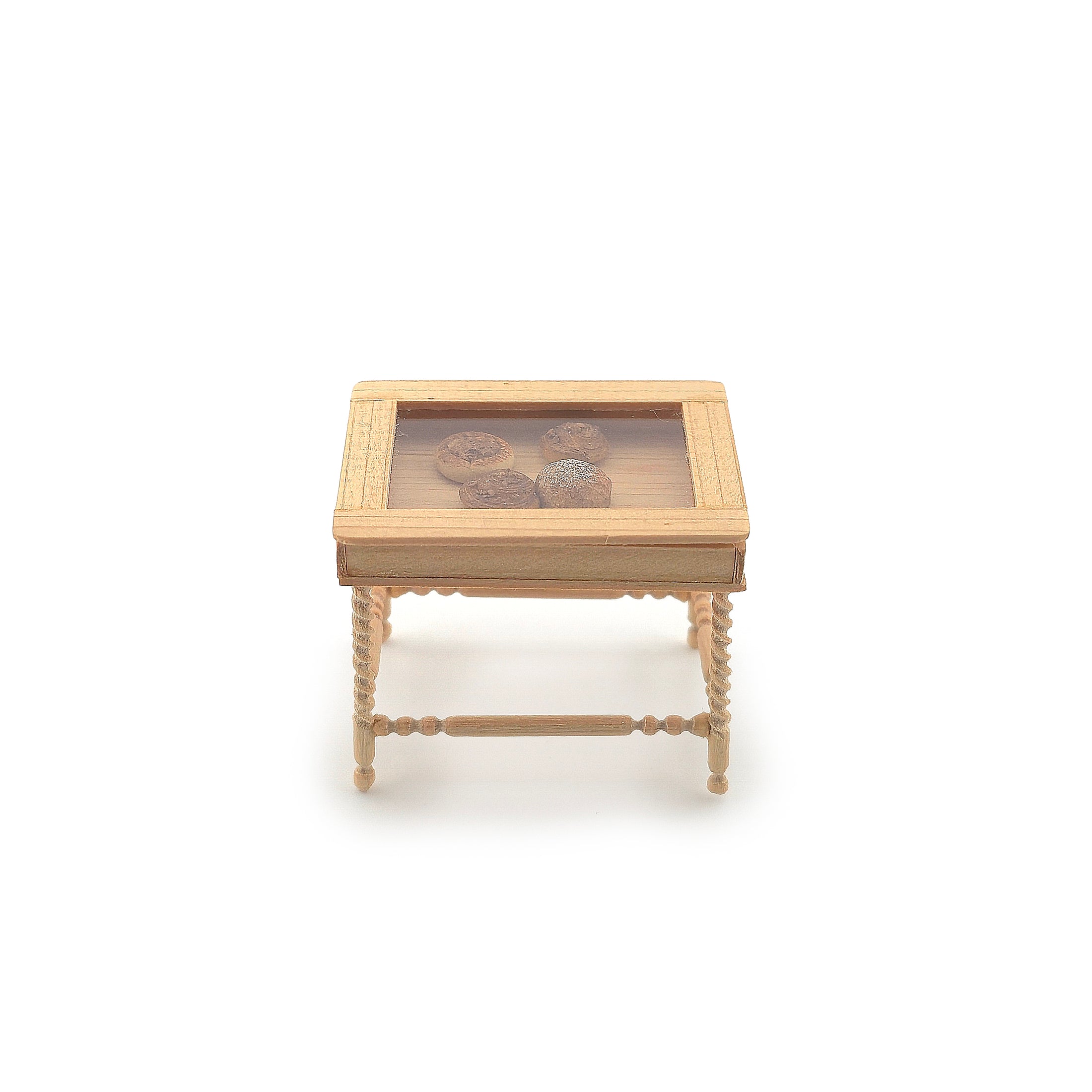 Tomo Tanaka Nunu’s House Bakery Display Table with Glass Case Miniature