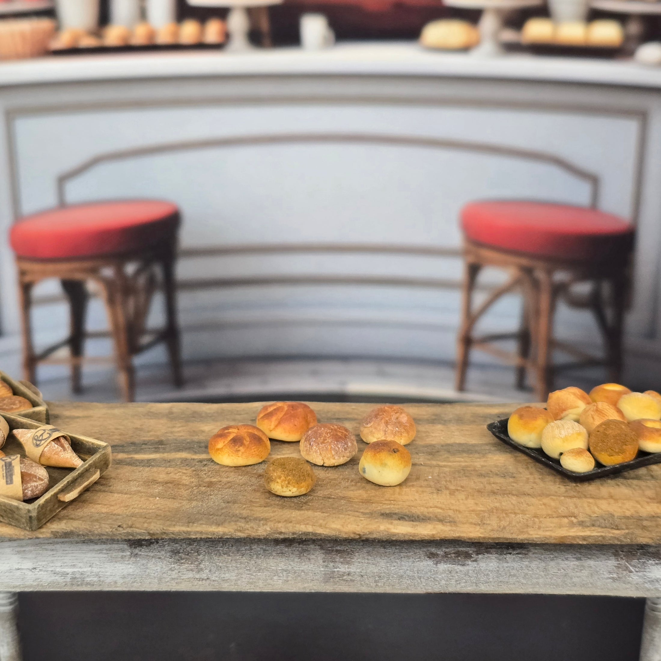 Tomo Tanaka Nunu’s House Artisan Bread Rolls Set Miniature