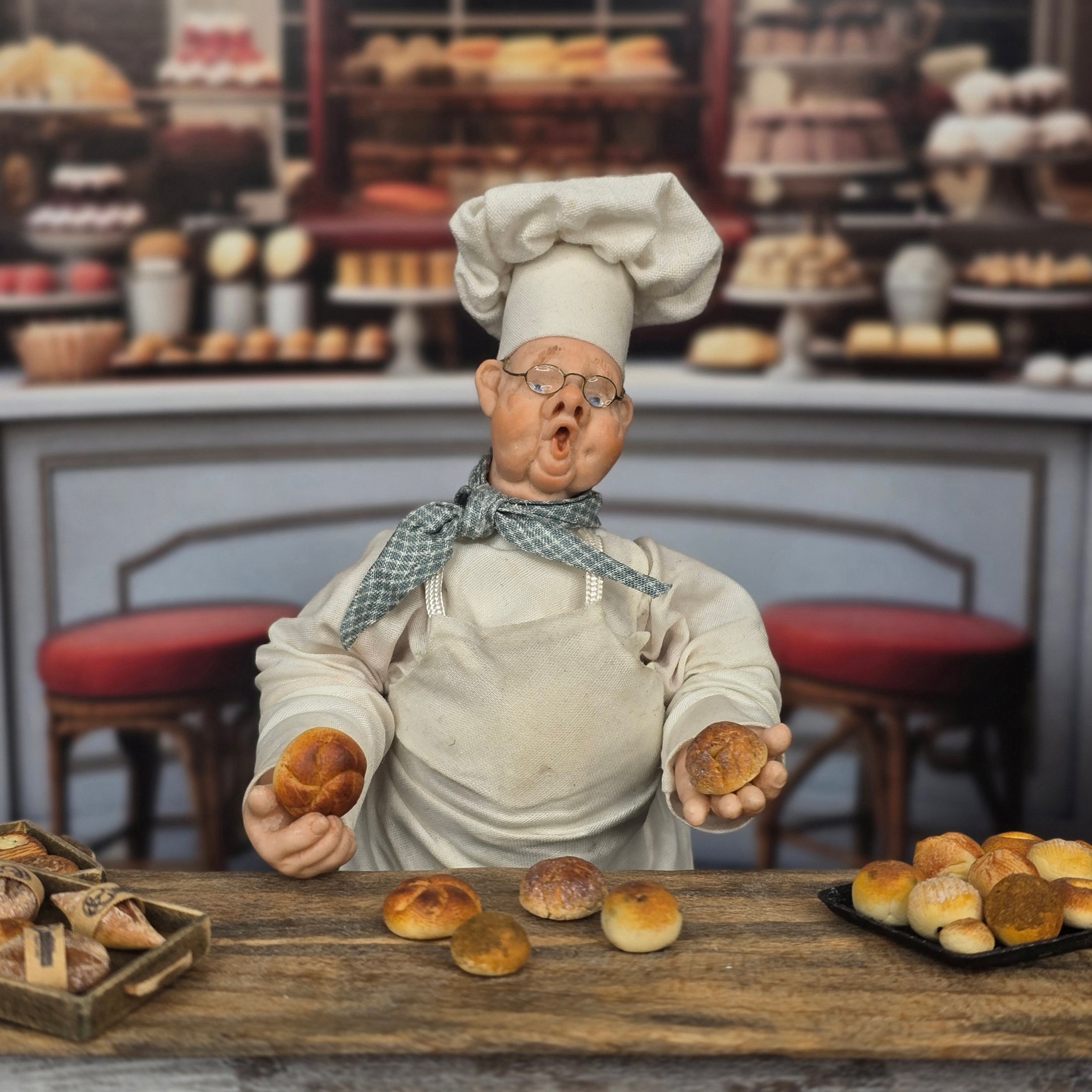 Tomo Tanaka Nunu’s House Artisan Bread Rolls Set Miniature
