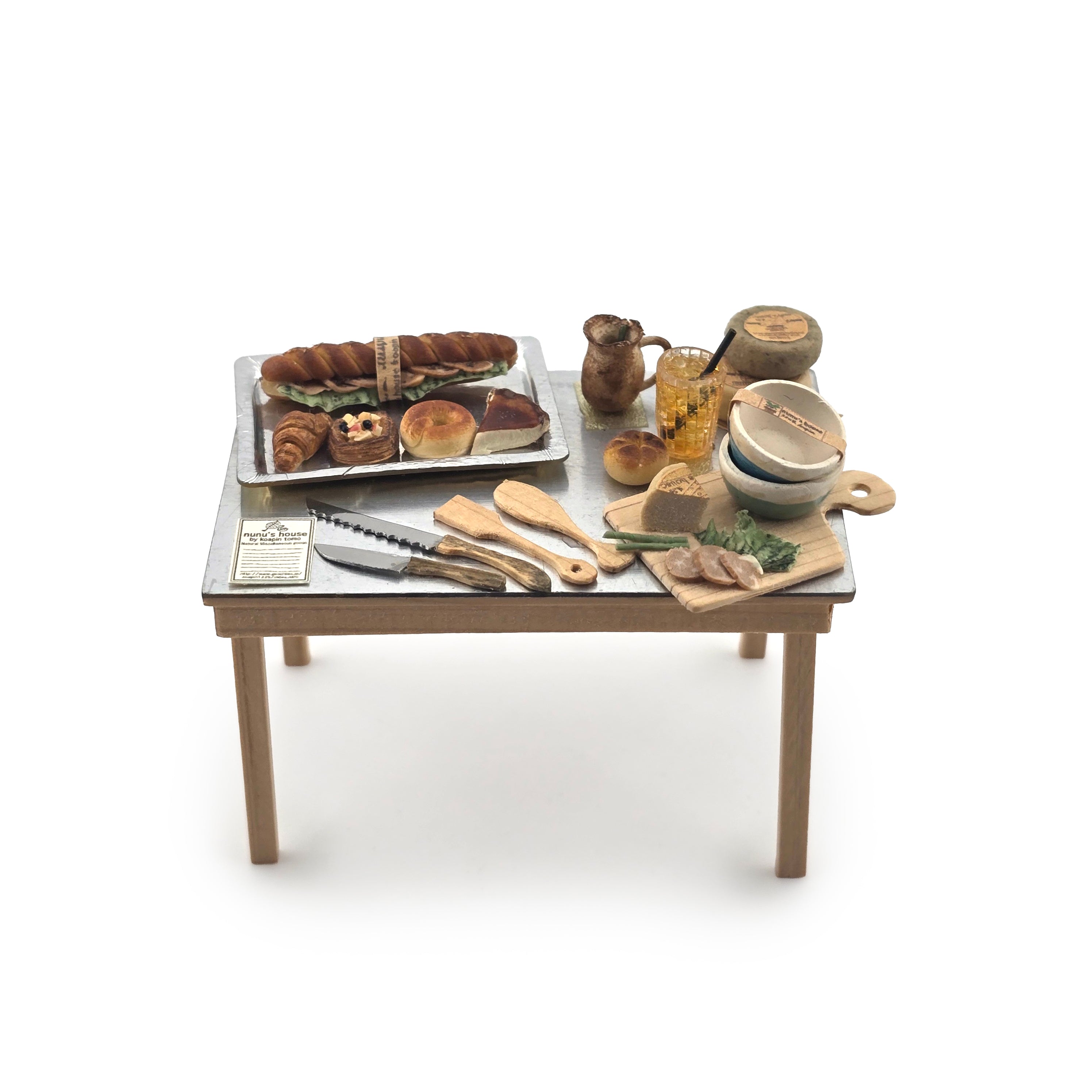 Tomo Tanaka Nunu’s House Bakery Table Food Diorama Miniature