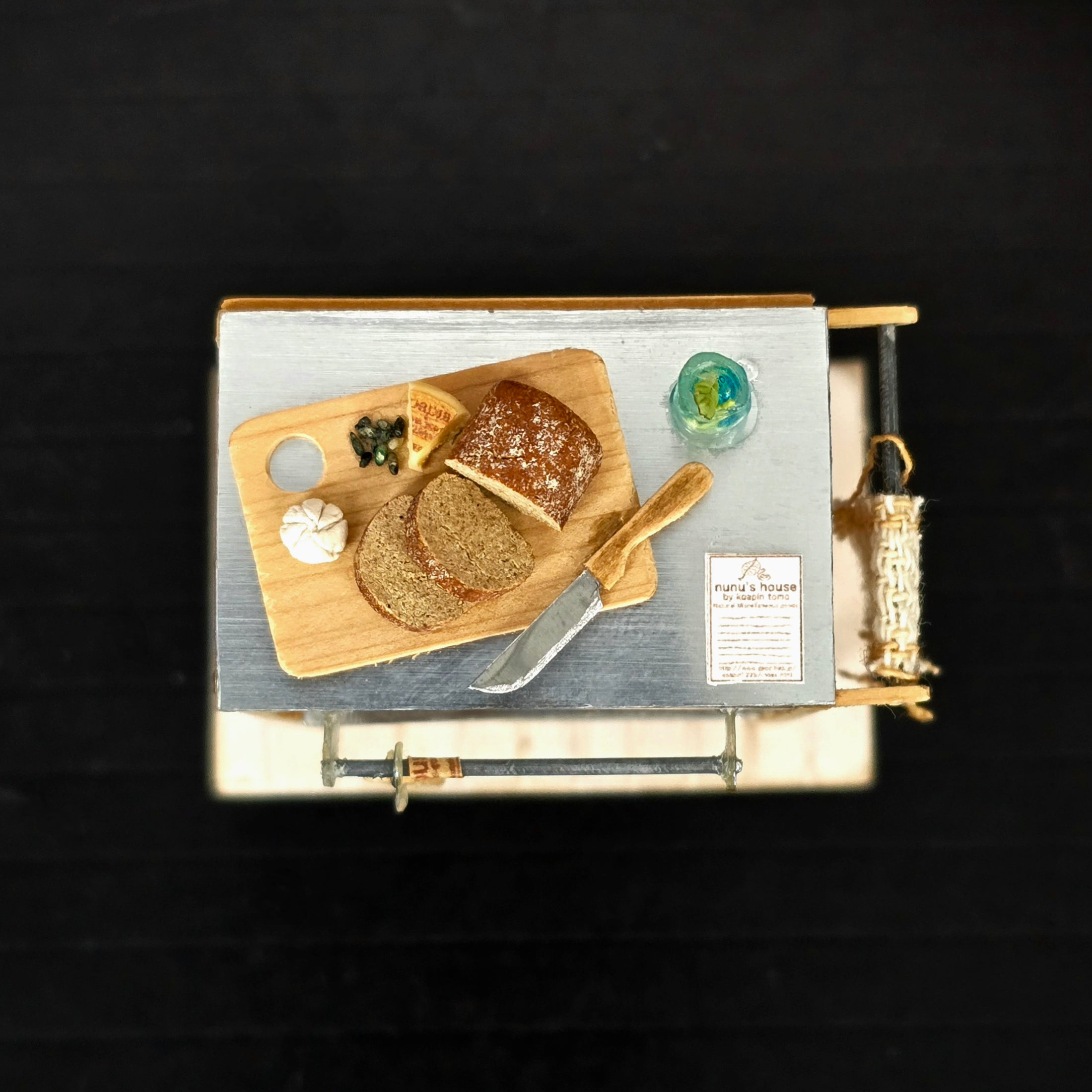 Tomo Tanaka Nunu’s House Butcher’s Block Baking Table Diorama Miniature