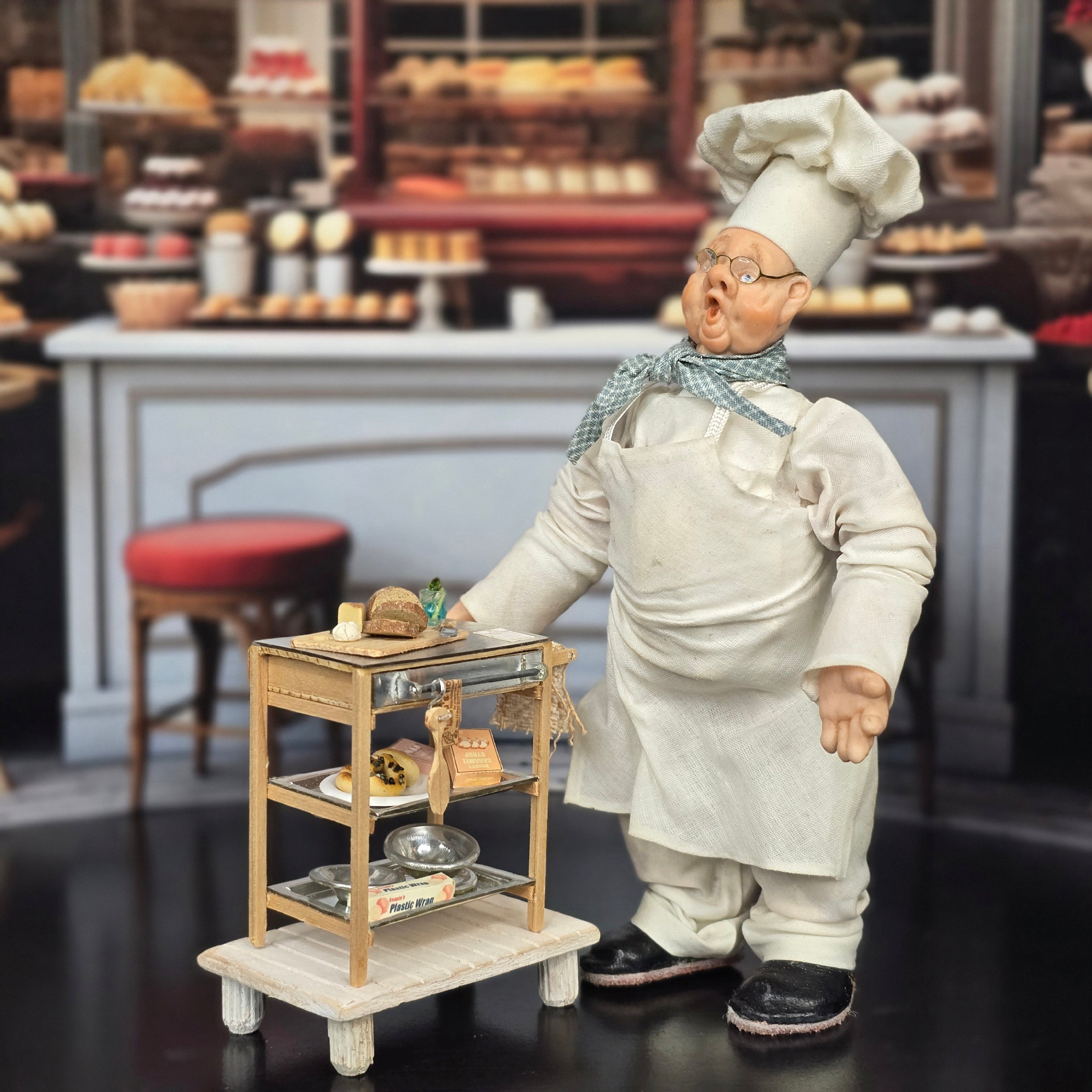 Tomo Tanaka Nunu’s House Butcher’s Block Baking Table Diorama Miniature