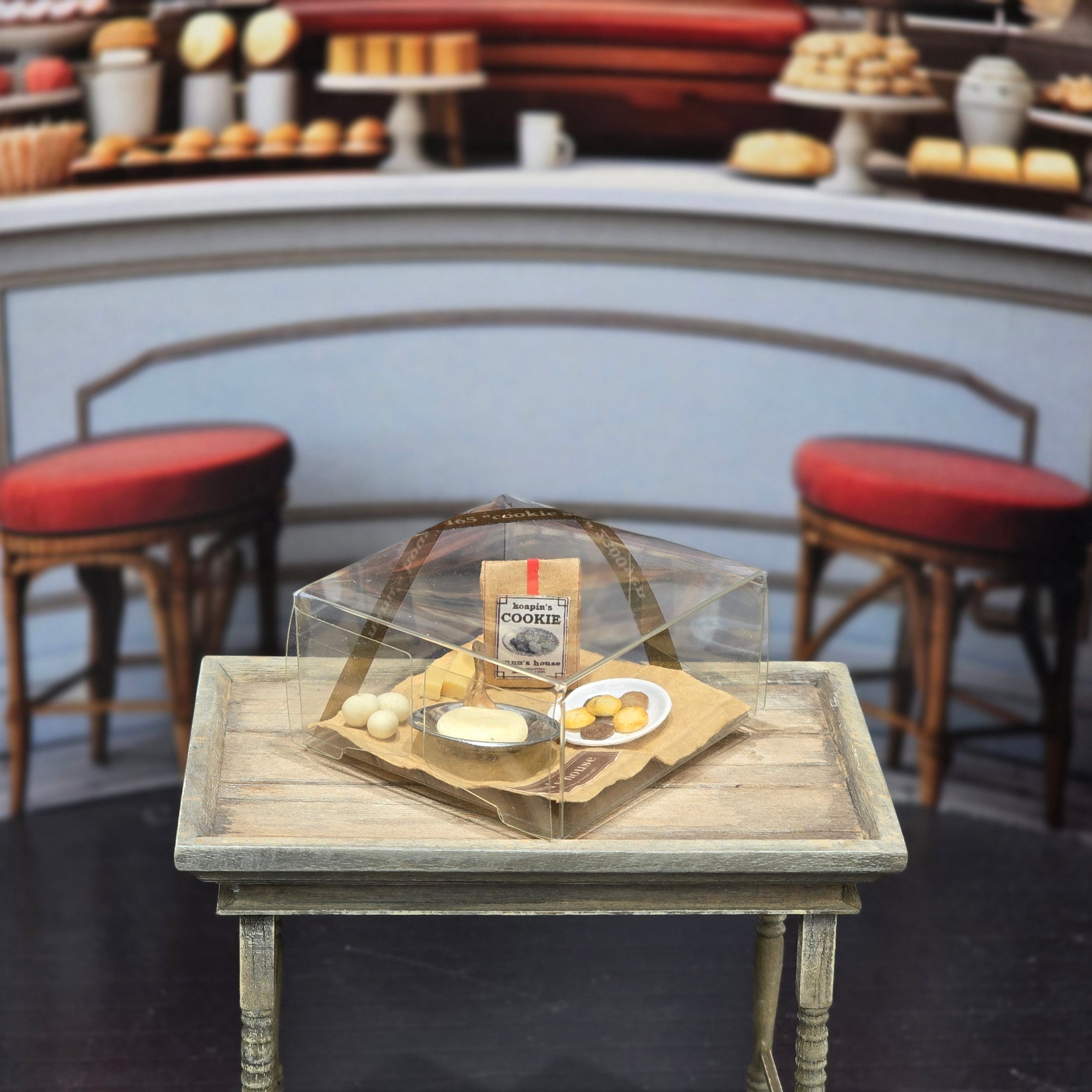 Tomo Tanaka Nunu’s House Cookie Baking Scene Diorama Miniature Artisan Food