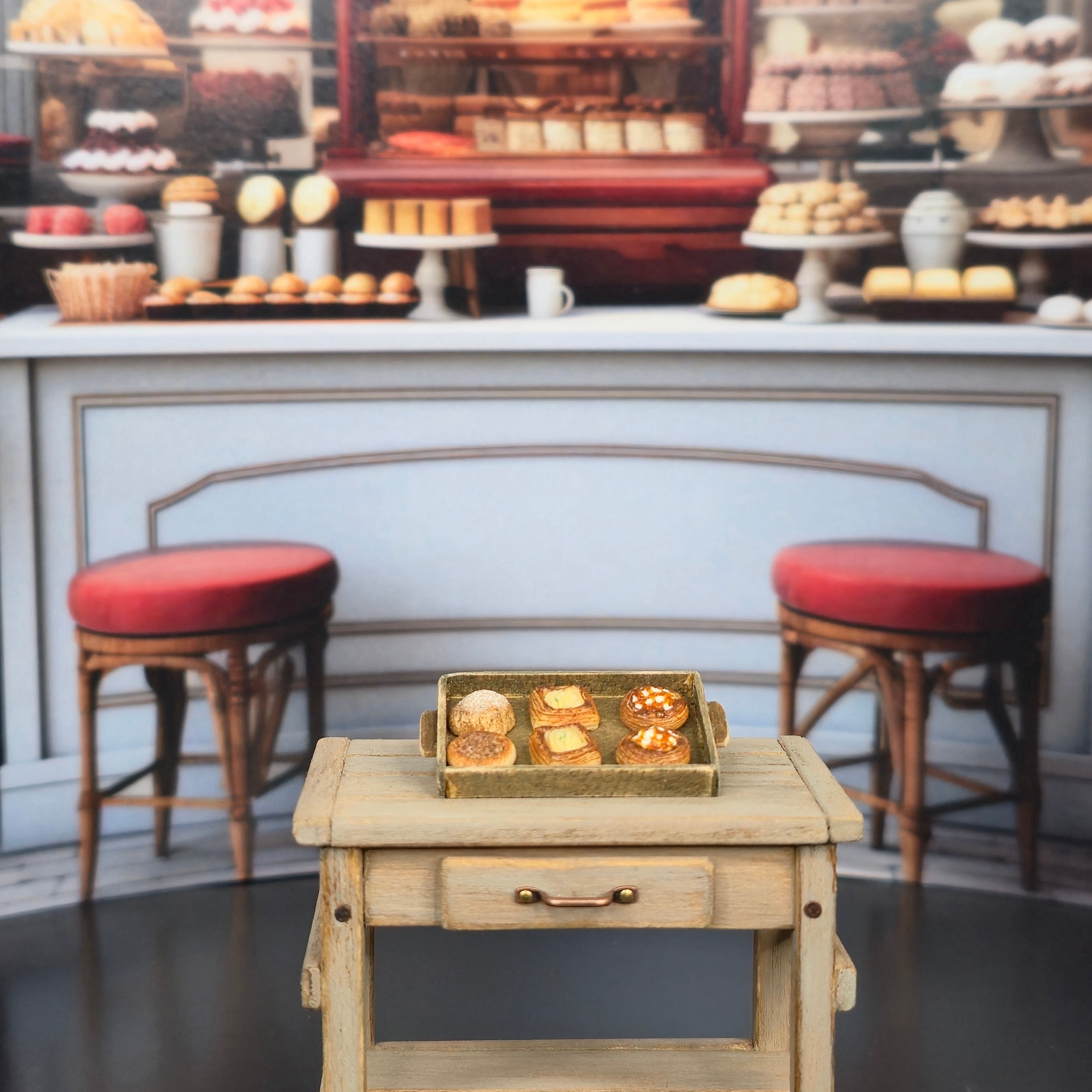 Tomo Tanaka Nunu’s House Danish Pastry Tray Bakery Display Artisan Miniature