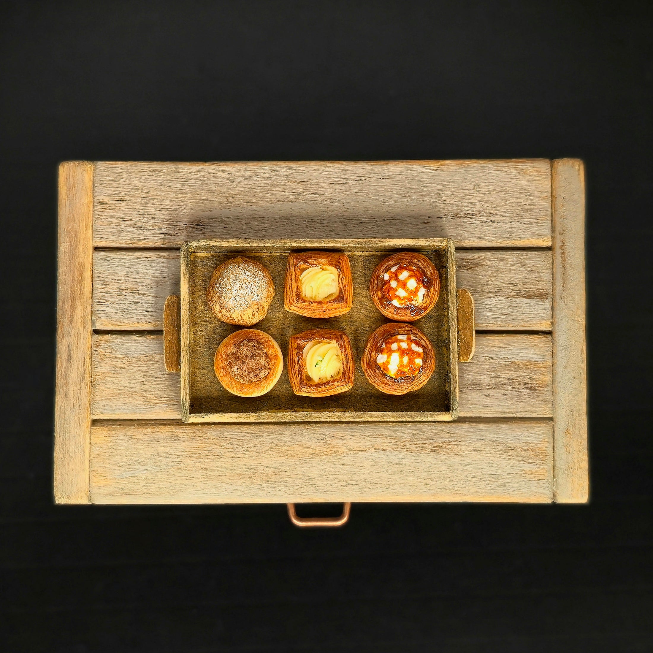 Tomo Tanaka Nunu’s House Danish Pastry Tray Bakery Display Artisan Miniature