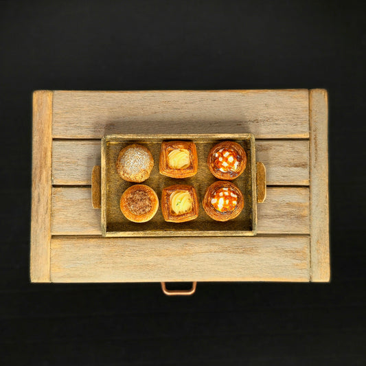 Tomo Tanaka Nunu’s House Danish Pastry Tray Bakery Display Artisan Miniature