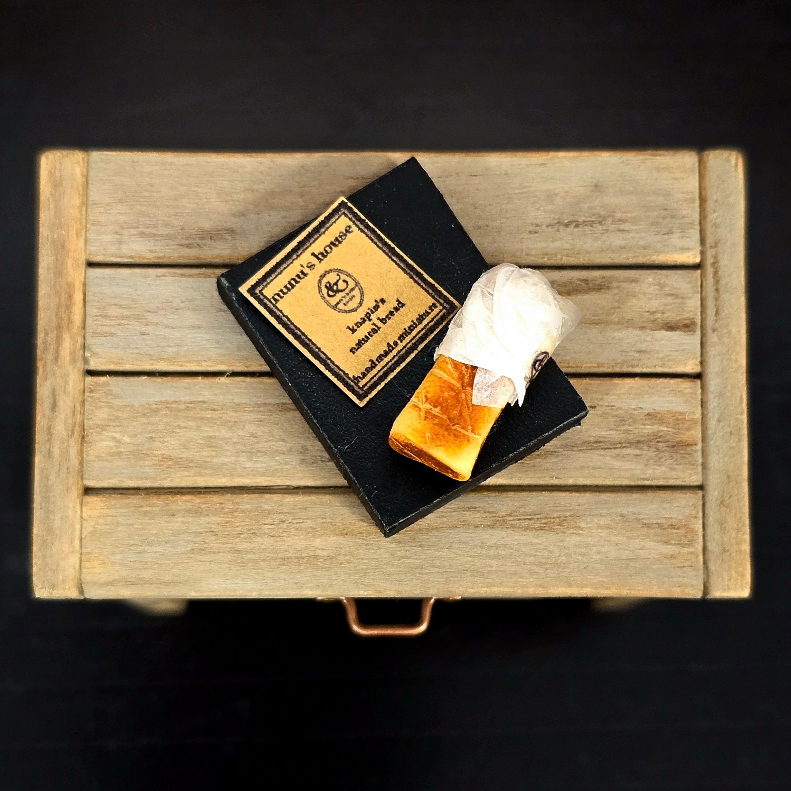 Tomo Tanaka Nunu’s House Natural Bread Loaf Bakery Display Board Artisan Miniature