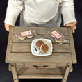 Load image into Gallery viewer, Tomo Tanaka Nunu’s House Ice Cream Cookie Sandwiches on Plate Artisan Miniature
