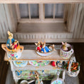 Load image into Gallery viewer, RESERVED FOR D ENGUITA Aida Pravia Peter Rabbit Fully Dressed Country Stove Hutch Diorama Spain
