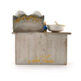 Load image into Gallery viewer, RESERVED FOR D ENGUITA Aida Pravia Peter Rabbit Dressed Country Sink Cabinet Diorama OOAK Spain
