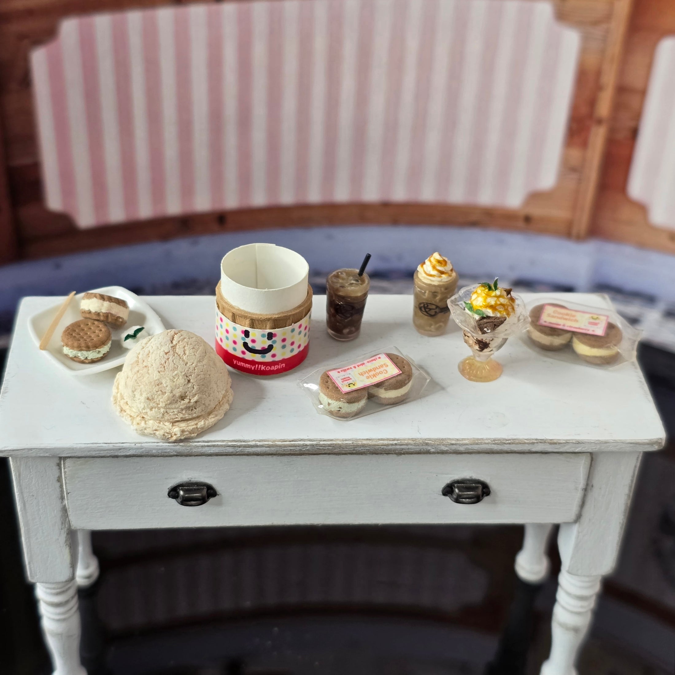 Tomo Tanaka Nunu’s House Ice Cream Scoop Container Miniature
