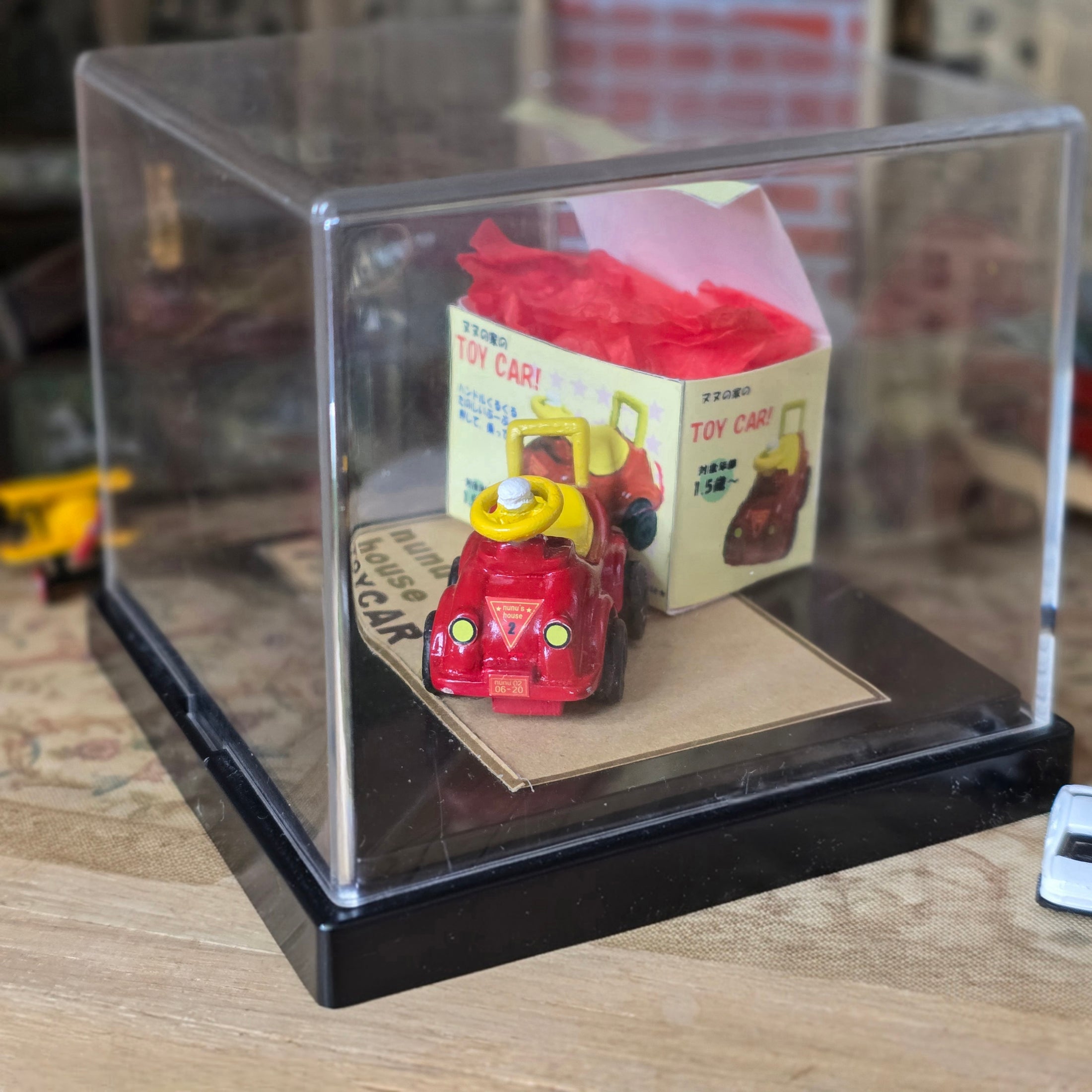 Tomo Tanaka Nunu’s House Toy Car Box Nursery Toy Shop Display Miniature