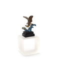 Load image into Gallery viewer, Daniel Kronberg "Eagle Fishing" Bronze Sculpture Dollhouse Miniature
