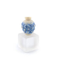 Load image into Gallery viewer, Blue & Cream Sea Life Relief Vase by IGMA Susan Van Tubbergen
