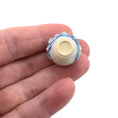 Load image into Gallery viewer, Blue & Cream Sea Life Relief Vase by IGMA Susan Van Tubbergen
