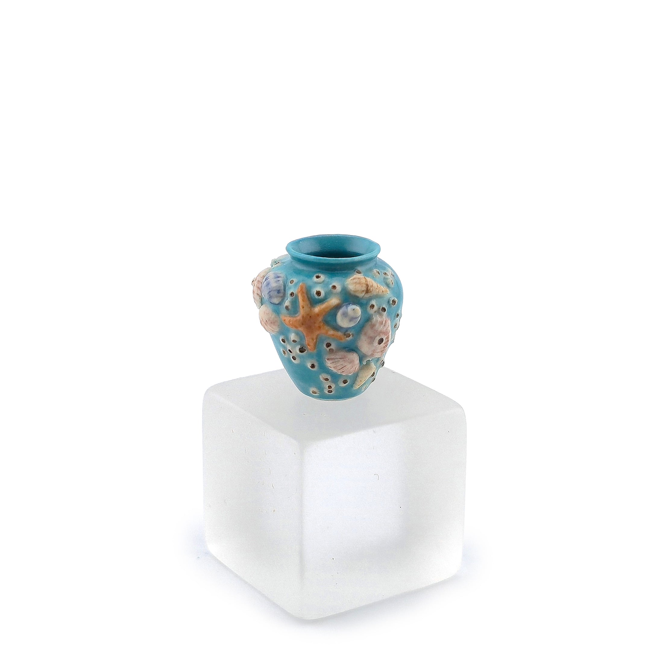 Susan Van Tubbergen "Of the Sea" Grotto Vase with Barnacles