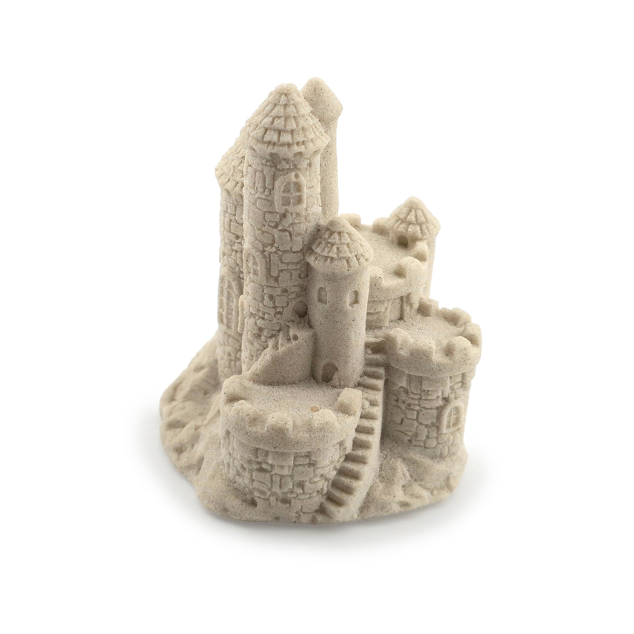 Miniature Sandcastle Sculpture Beach House Decor Sculpted Clay