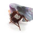 Load image into Gallery viewer, Sitting Mermaid Porcelain Doll with Iridescent Tail, Bespaq Barstool, Sipping a Martini
