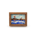 Load image into Gallery viewer, Golden Gate Bridge Framed Miniature Painting by Gini
