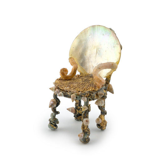 Pamela Goldman Shellwork Armchair Dollhouse Miniature