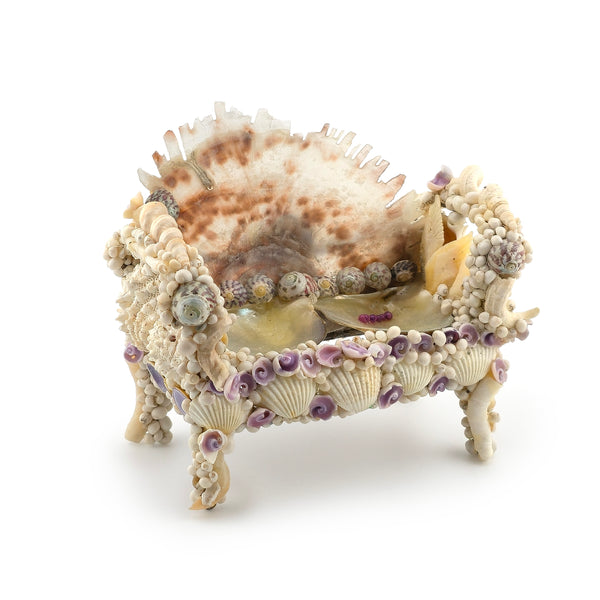 Pamela Goldman OOAK Sea Shell Settee Dollhouse Miniature