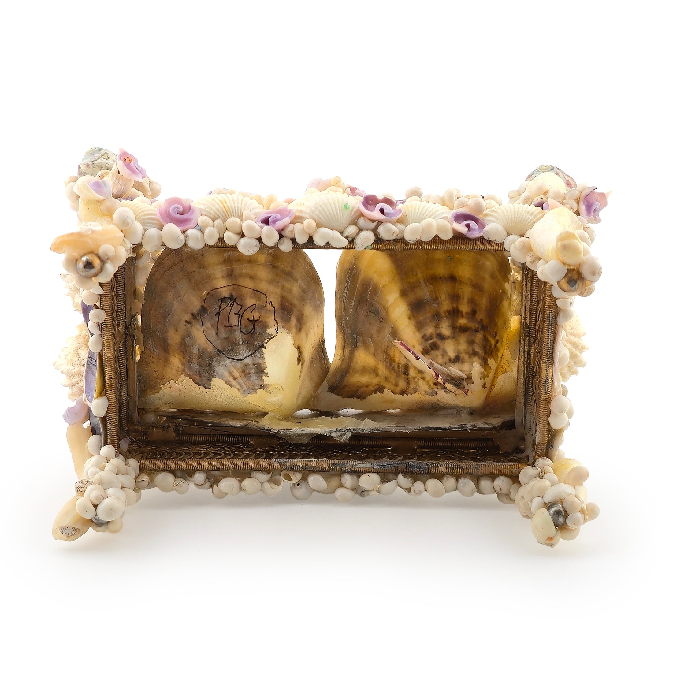 Pamela Goldman OOAK Sea Shell Settee Dollhouse Miniature