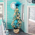 Load image into Gallery viewer, Bejeweled Coastal Christmas Tree Atop Vintage Japanese Toby Mug

