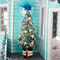 Load image into Gallery viewer, Bejeweled Coastal Christmas Tree Atop Vintage Japanese Toby Mug
