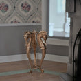 Load image into Gallery viewer, Fatima Doña Gilt Triple Seahorse Pedestal Table Spain
