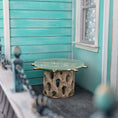 Load image into Gallery viewer, Ship’s Wheel Table with Galapagos Cholla Wood & Waved Resin
