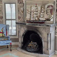 Load image into Gallery viewer, Miniature Seute Deern German Ship Replica with Red-Hull
