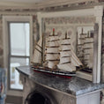 Load image into Gallery viewer, Miniature Seute Deern German Ship Replica with Red-Hull

